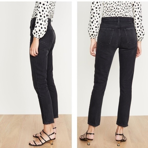 REFORMATION Julia High Cigarette Jeans in Monterey Wash 26 - Picture 3 of 15